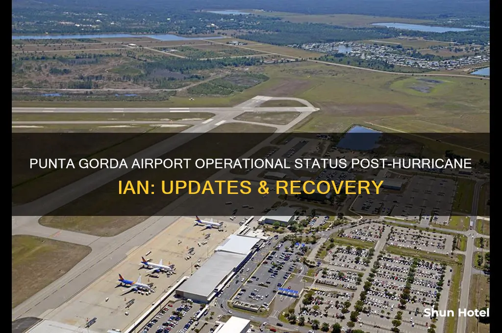 is punta gorda airport open after ian