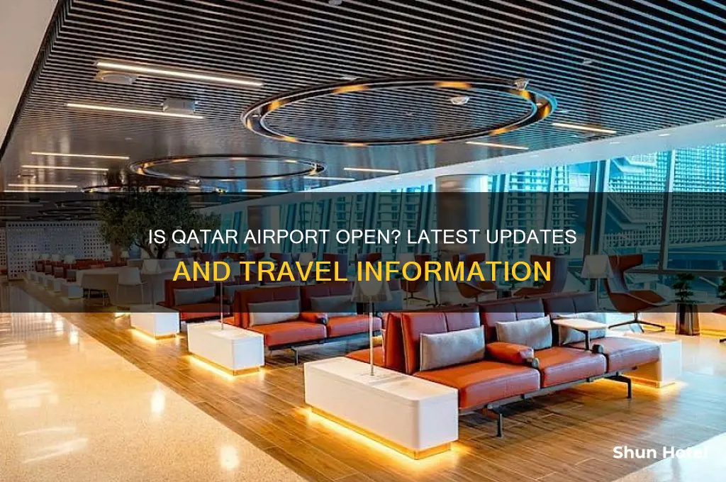 is qatar airport open