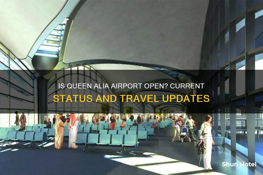 is queen alia airport open