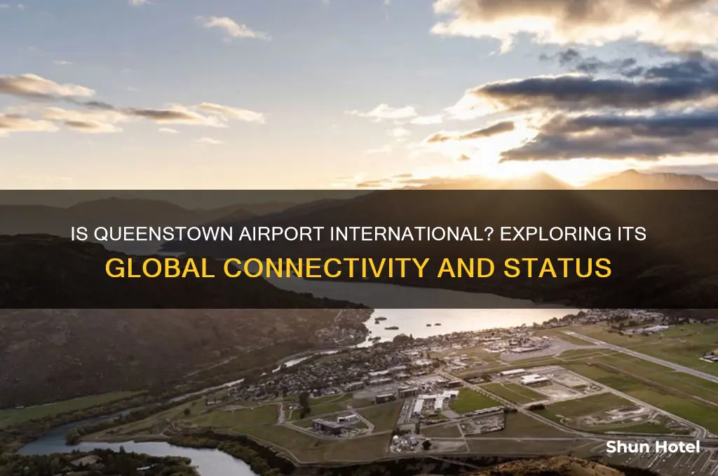 is queenstown airport international