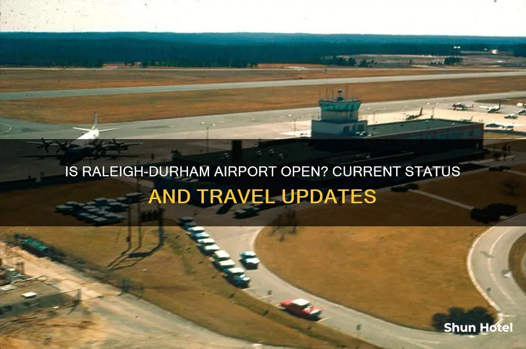 is raleigh durham airport open