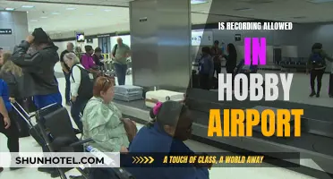 Hobby Airport: Recording Rules and Regulations