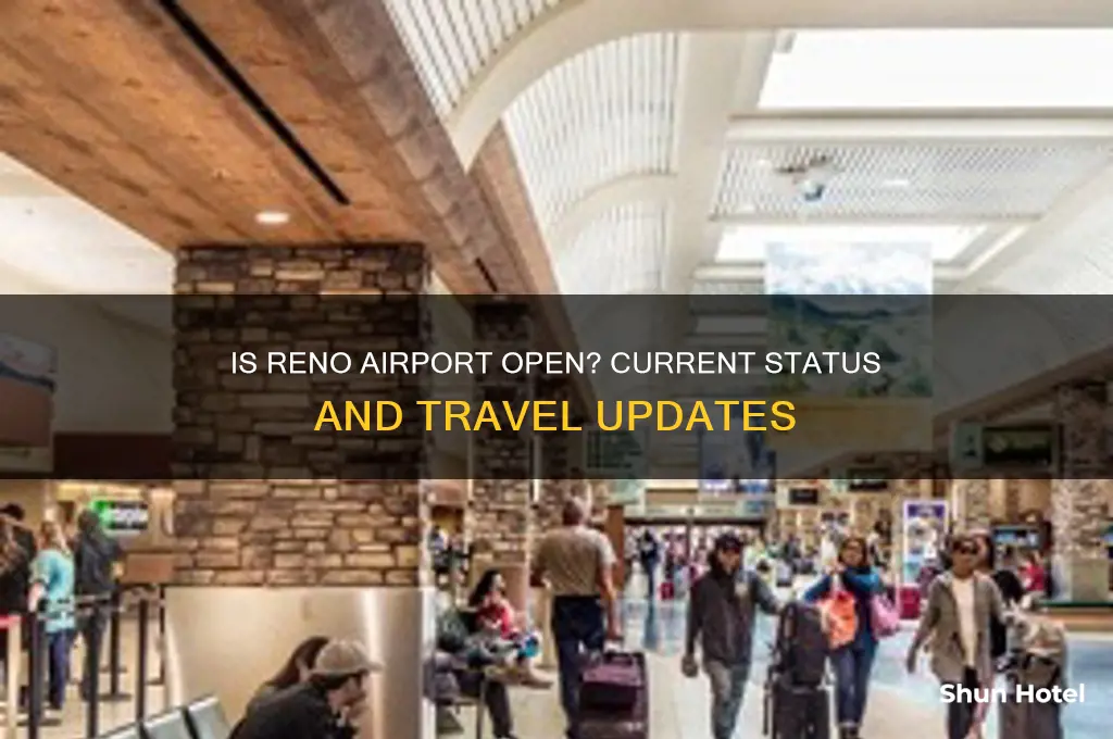 is reno airport open
