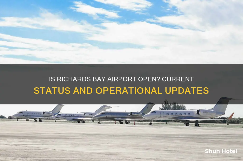 is richards bay airport open