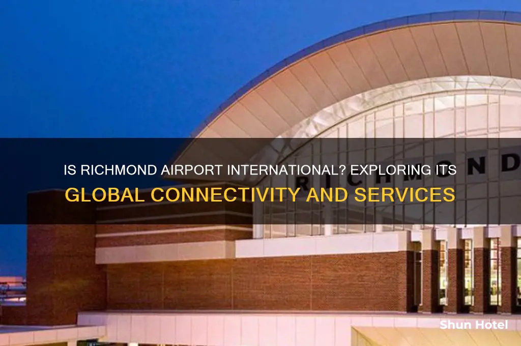 is richmond airport international