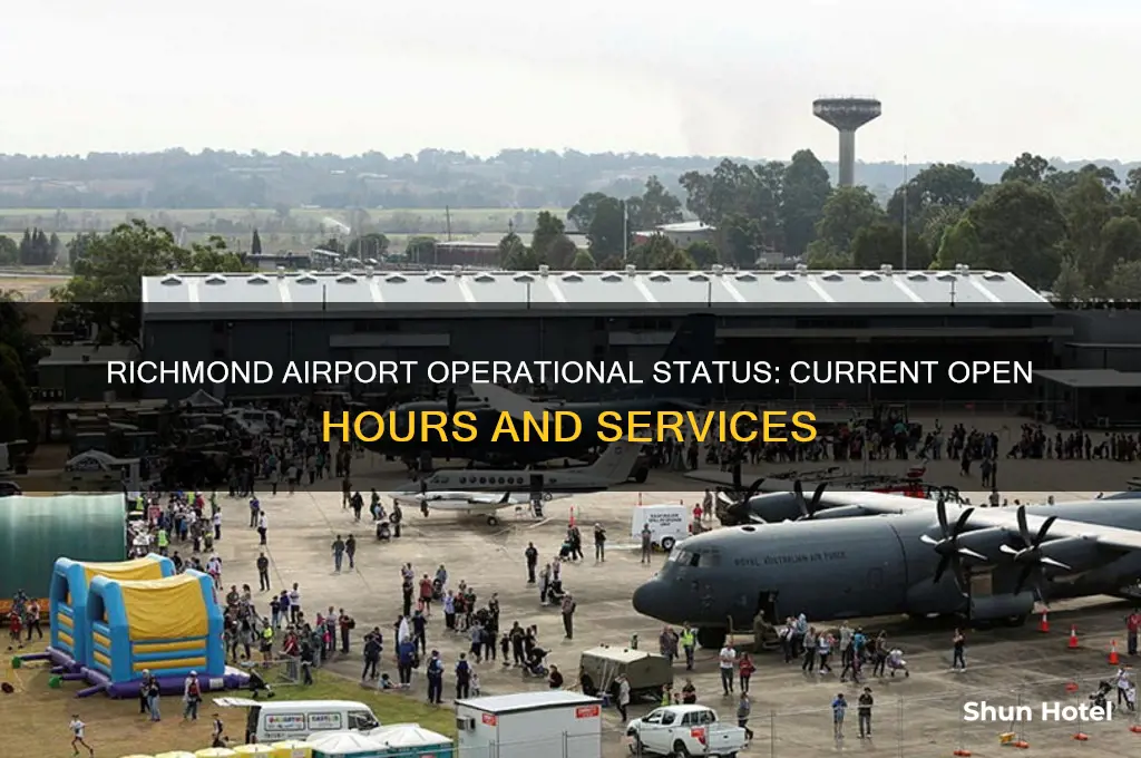 is richmond airport open