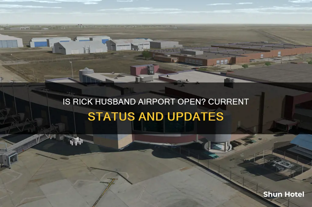 is rick husband airport open