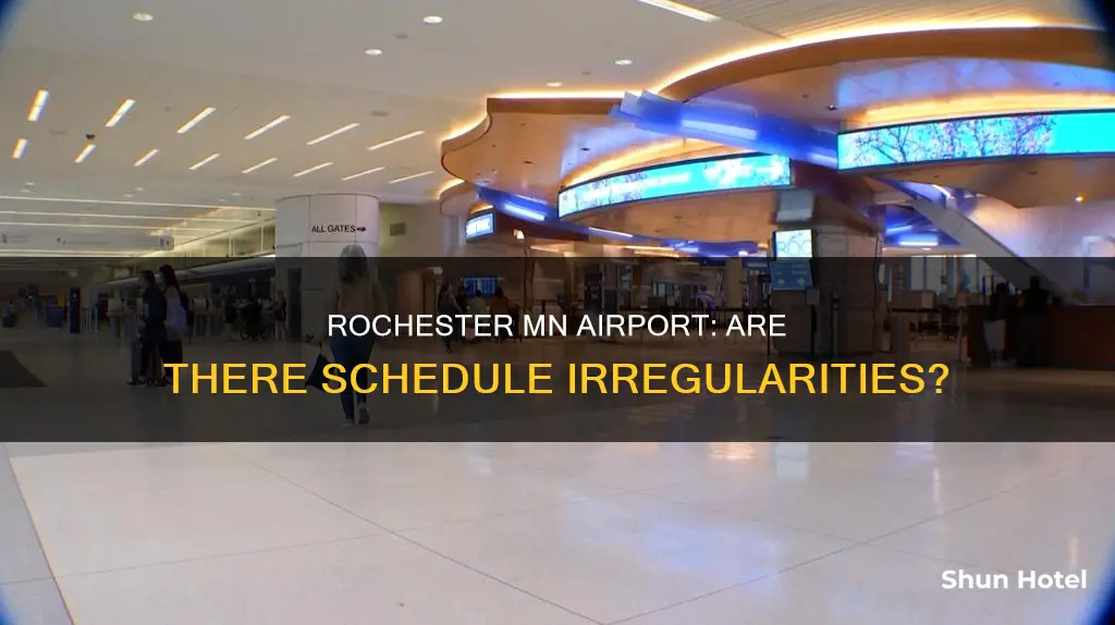is rochester mn airport on schedule