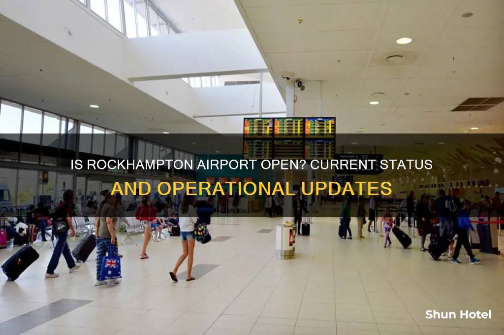 is rockhampton airport open