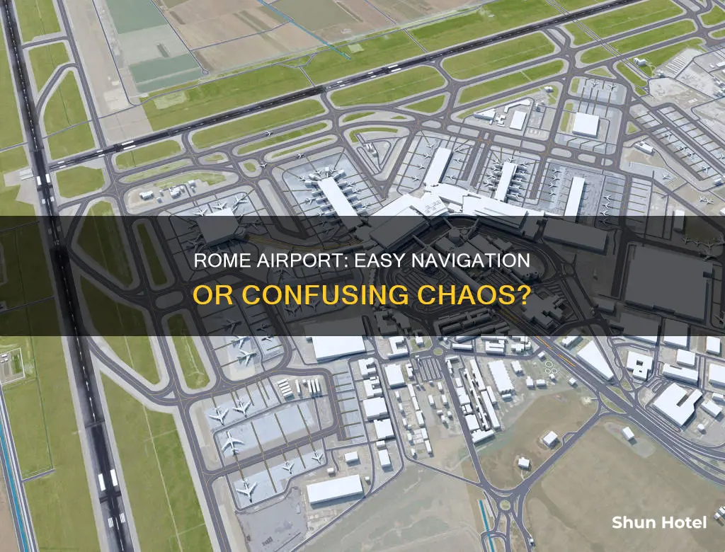 is rome airport easy to navigate