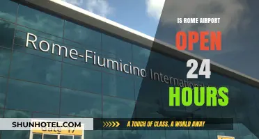 Is Rome Airport Open 24/7? A Comprehensive Guide for Travelers