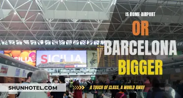 Exploring the Vastness of Barcelona and Rome Airports