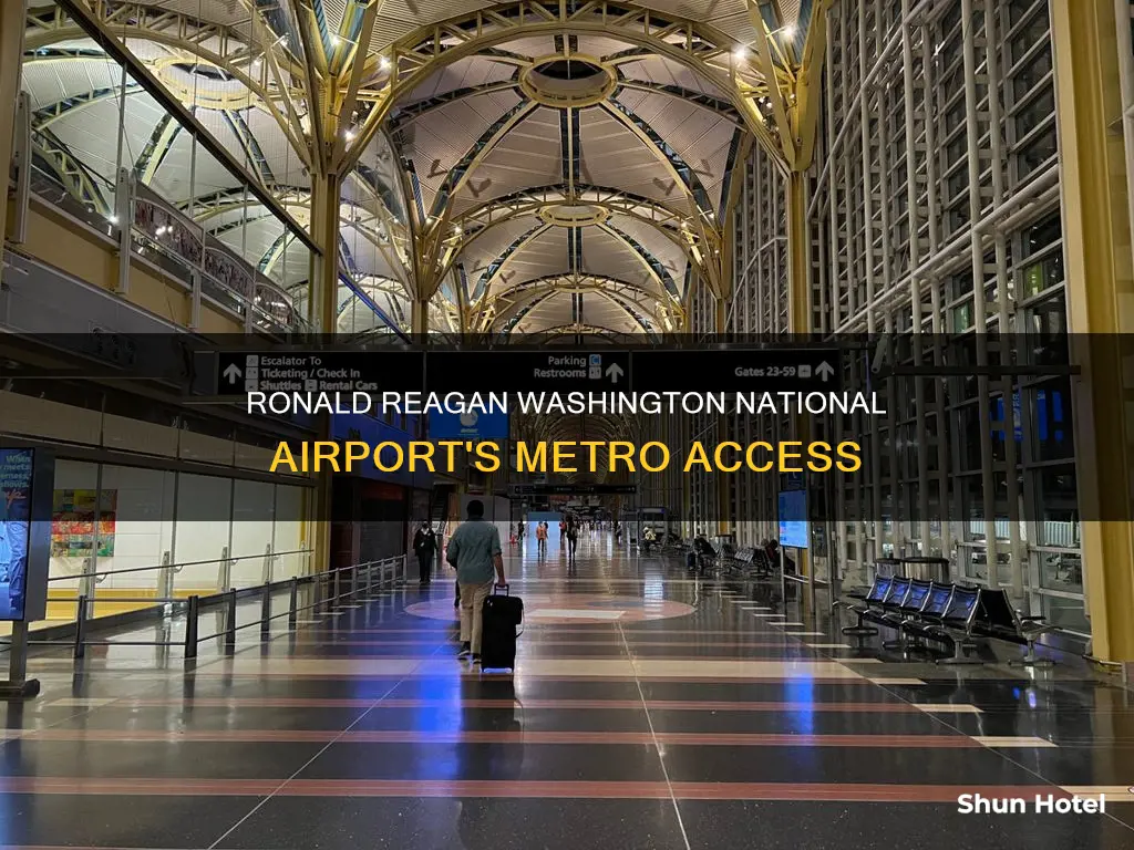 is ronald reagan airport on metro