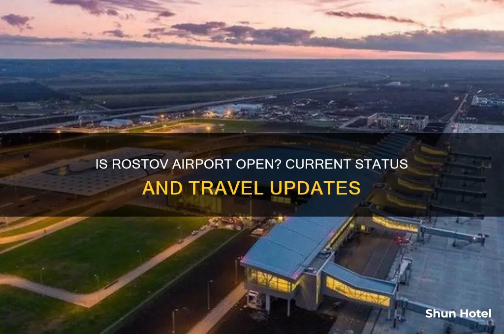 is rostov airport open
