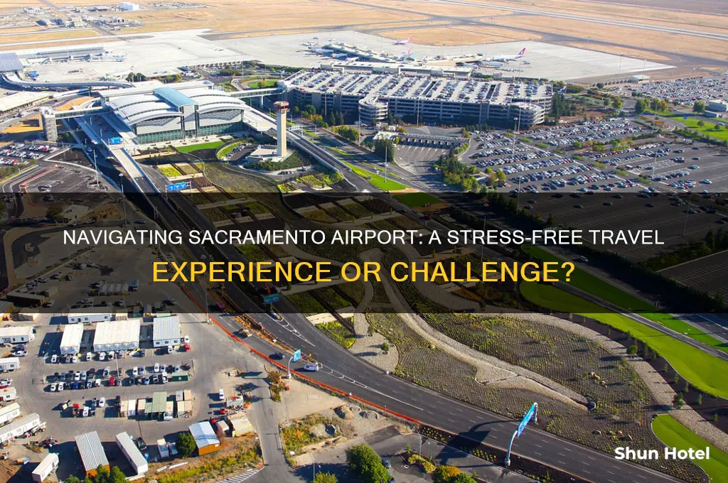 is sacramento airport easy to get around