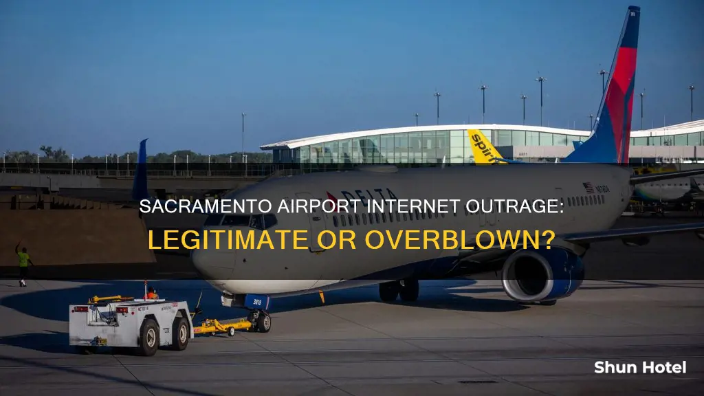 is sacramento airport internet outrage legitimate