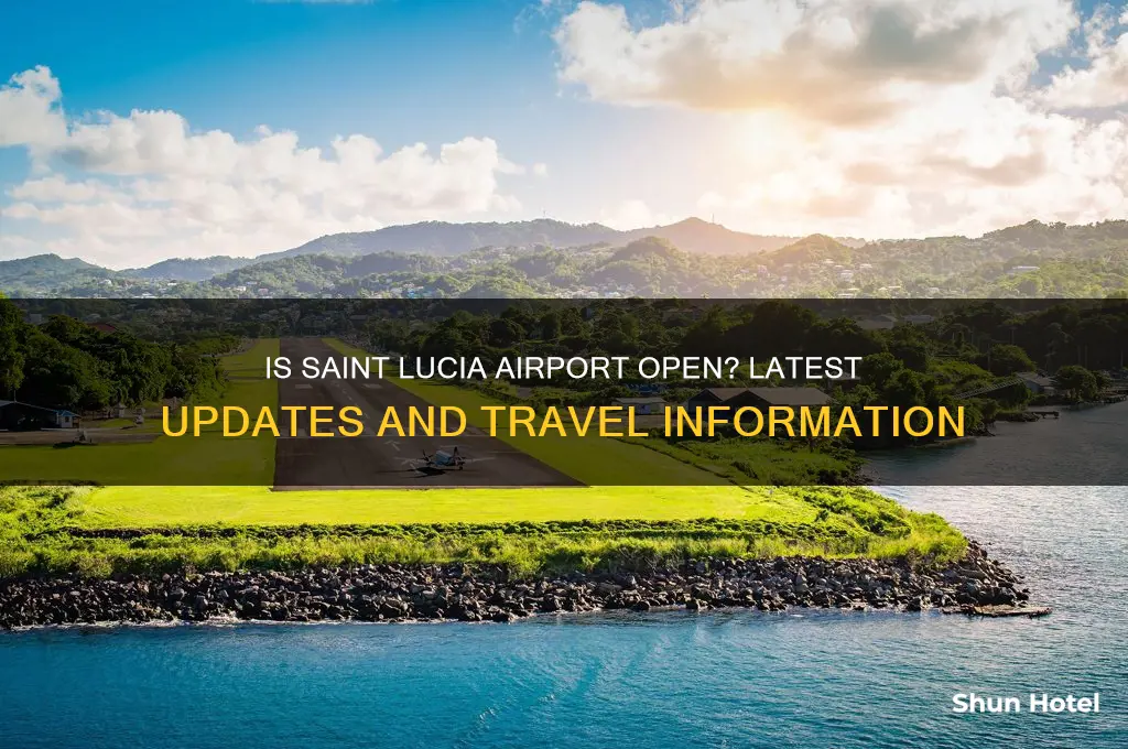 is saint lucia airport open