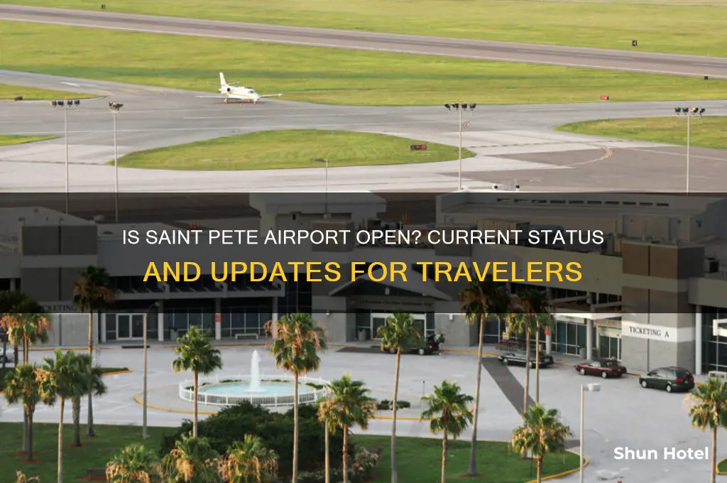 is saint pete airport open