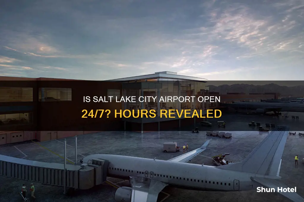 is salt lake city airport open 24 hours