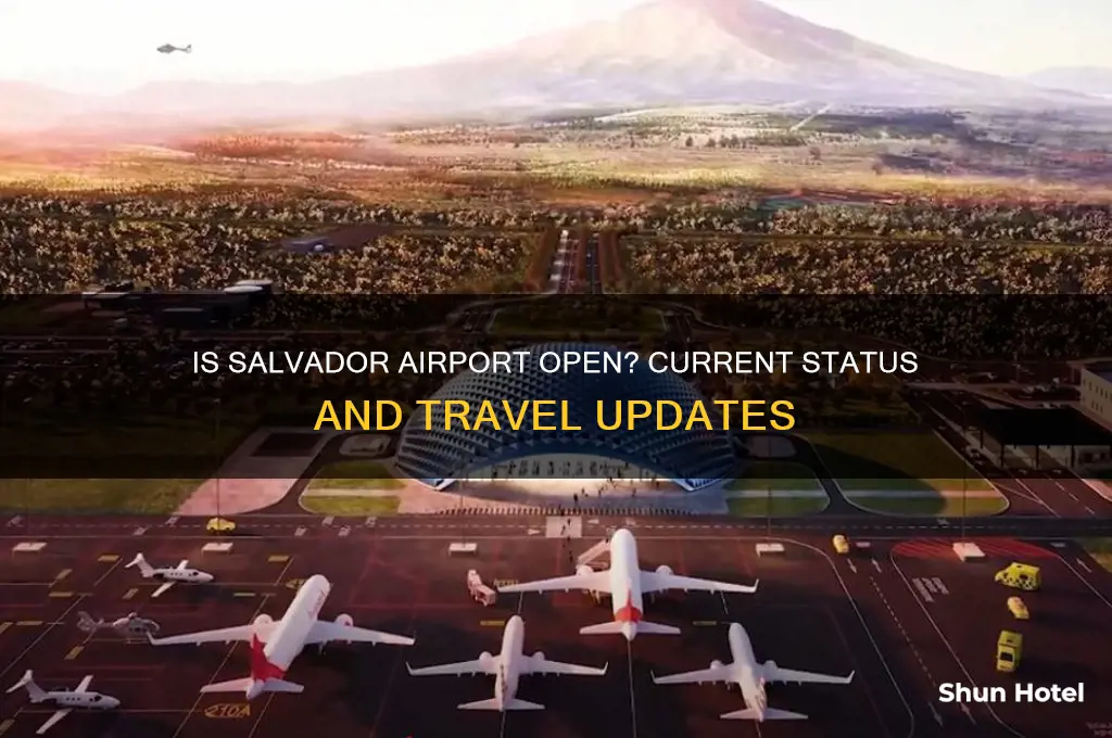 is salvador airport open