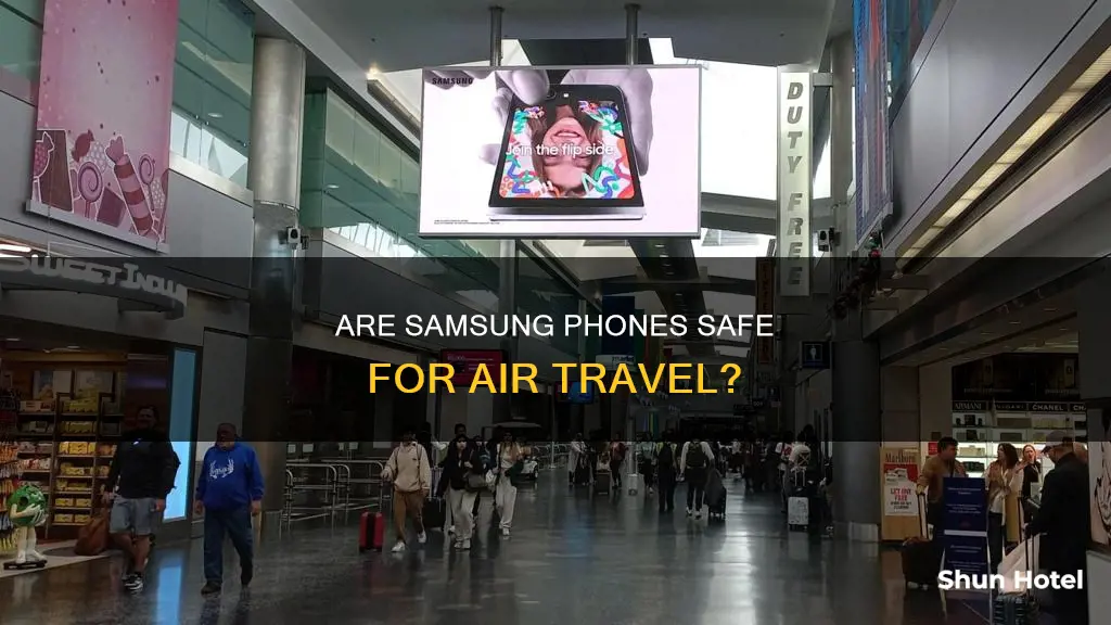 is samsung phones allowed in airports
