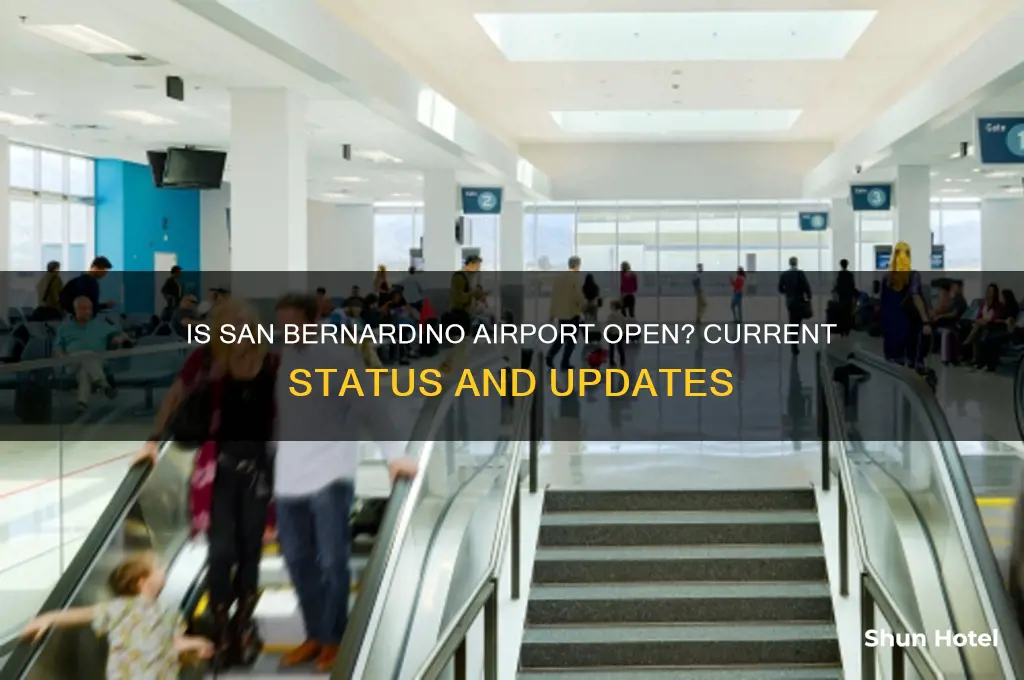 is san bernardino airport open