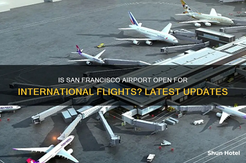 is san francisco airport open for international flights