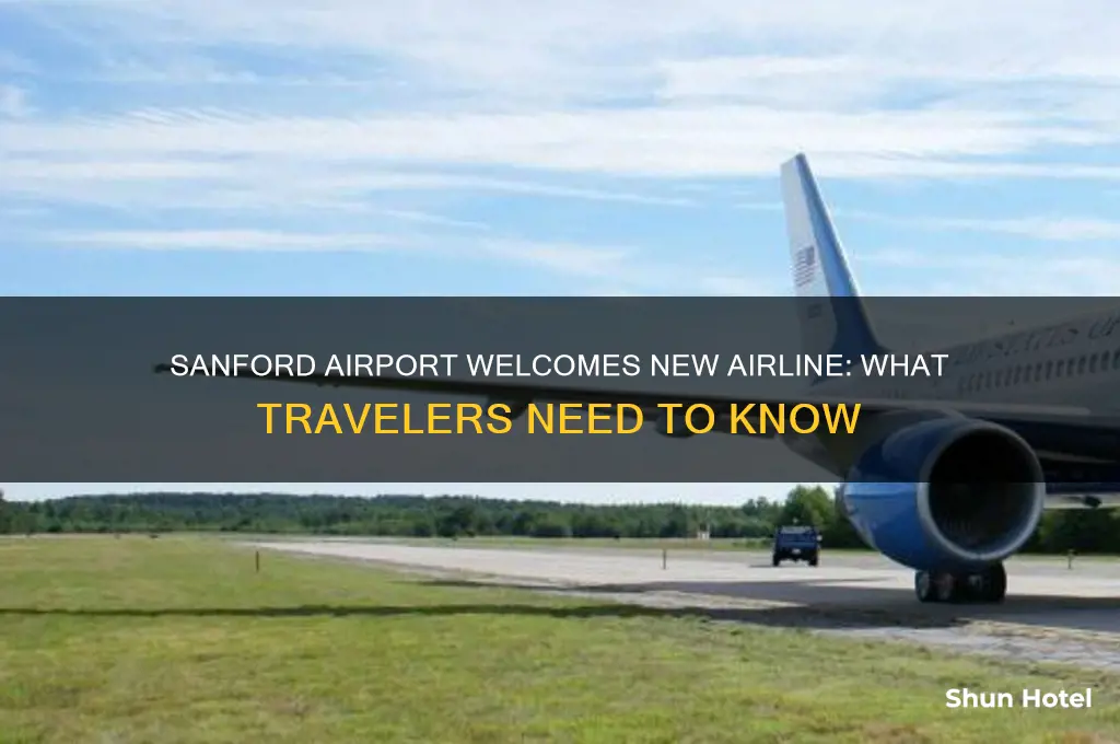 is sanford airport getting a new airline