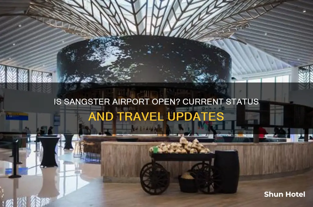 is sangster airport open