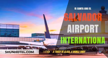 Is Santa Ana El Salvador Airport an International Hub?