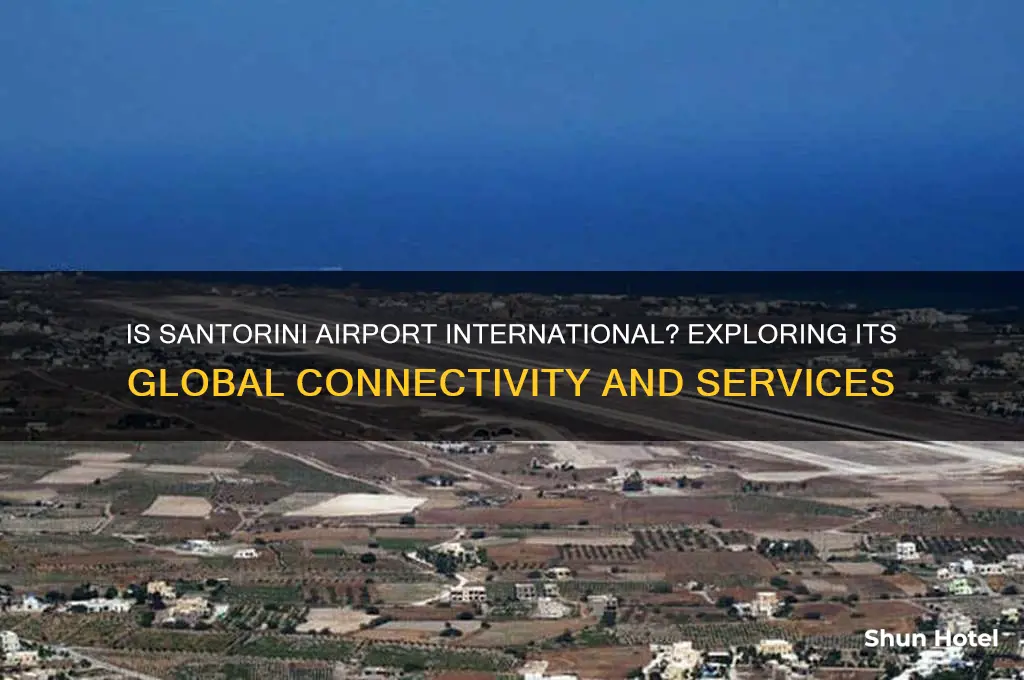 is santorini airport international