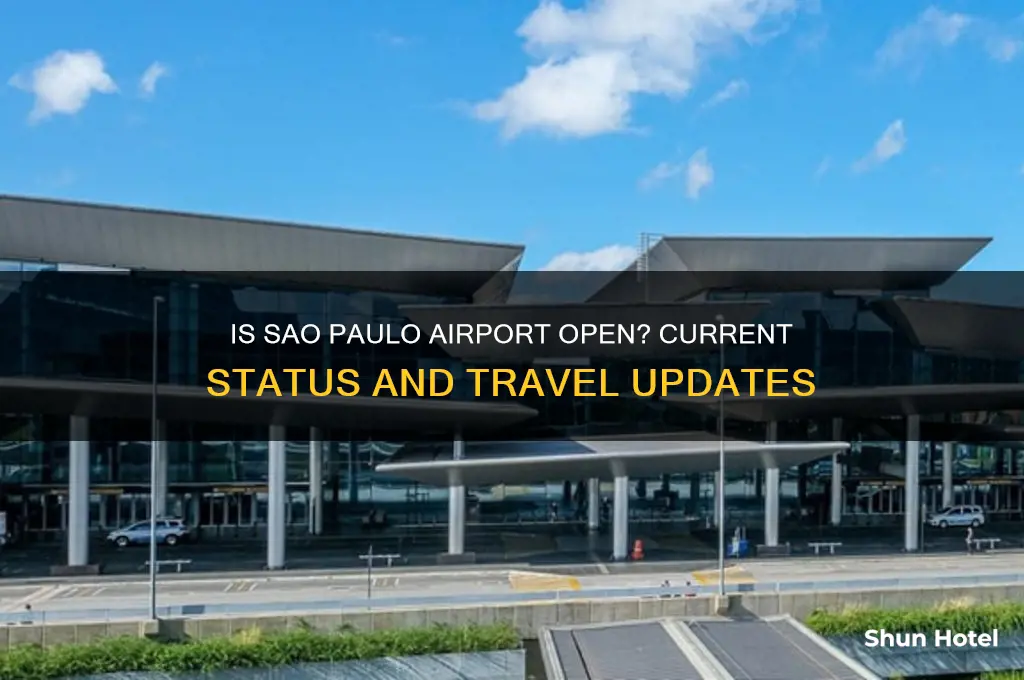 is sao paulo airport open