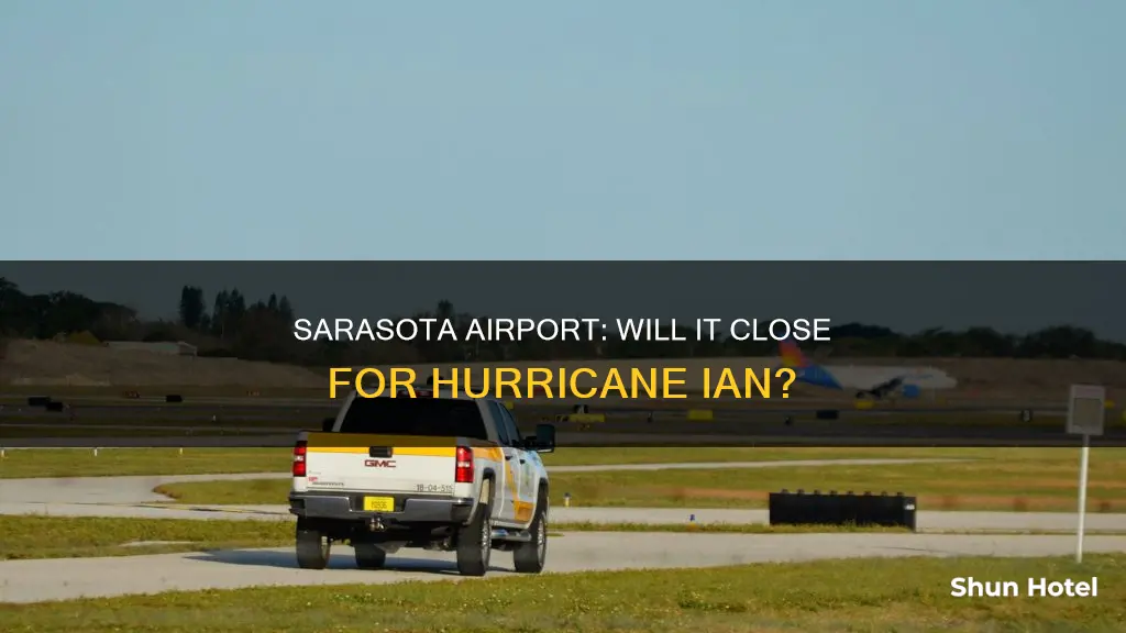 is sarasota airport closing for ian