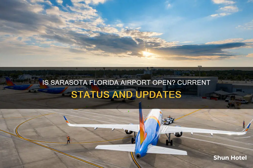 is sarasota florida airport open