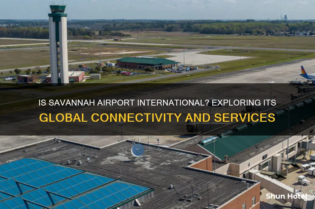 is savannah airport international