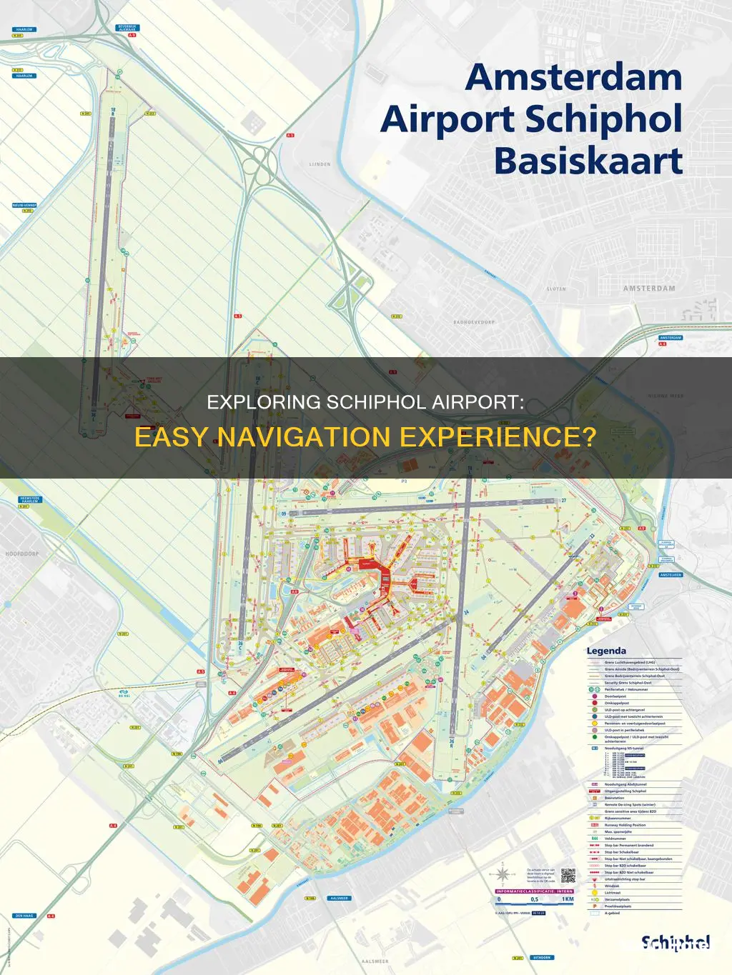is schiphol airport easy to navigate