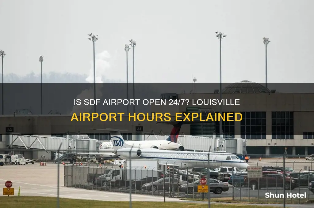 is sdf airport open 24 hours