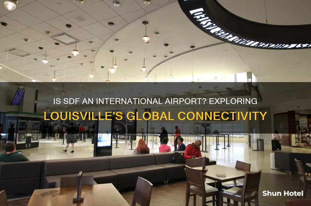 is sdf an international airport