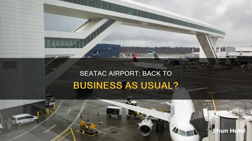 is seatac airport back to normal