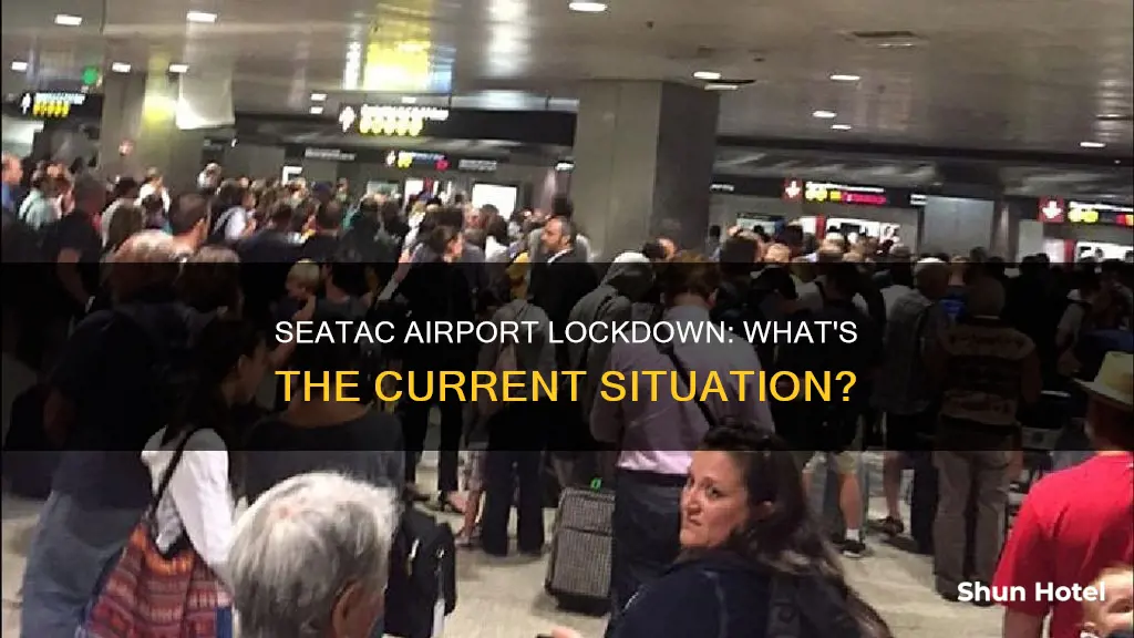 is seatac airport still on lockdown