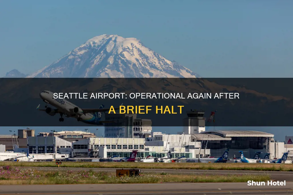 is seattle airport up and running