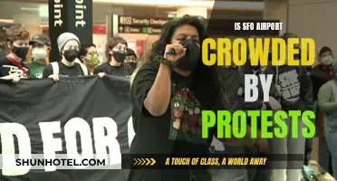 SF Airport Crowds: Protests and Delays