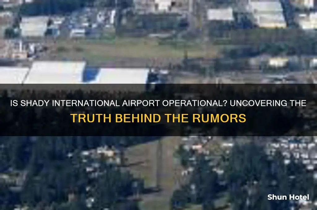 is shady international airport a working airport