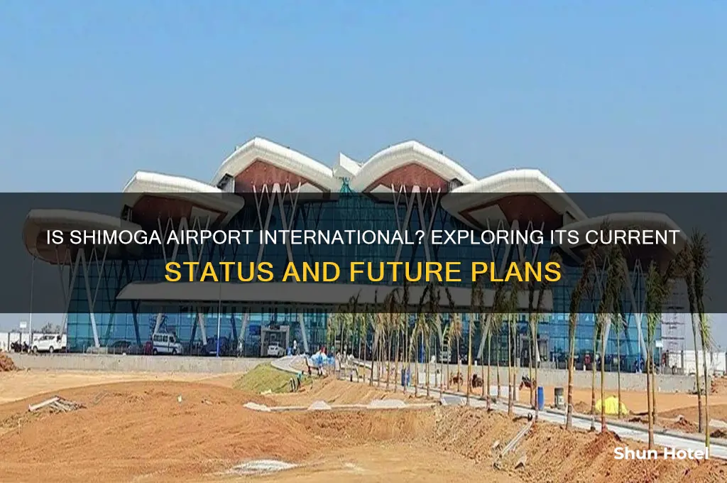 is shimoga airport international