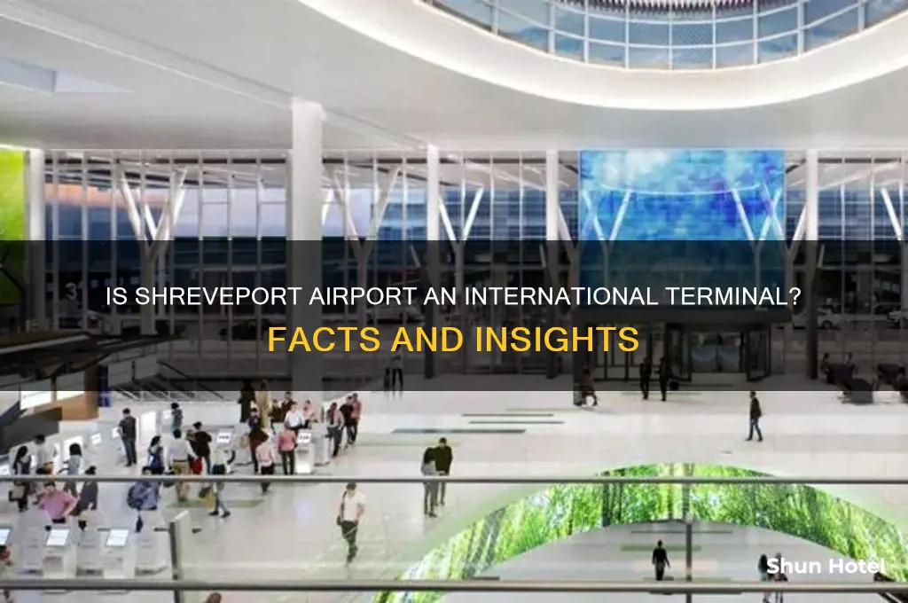 is shreveport airport international terminal