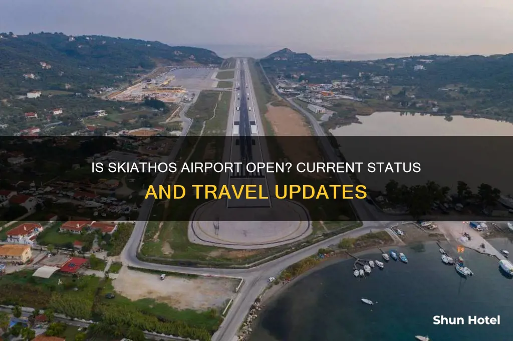 is skiathos airport open