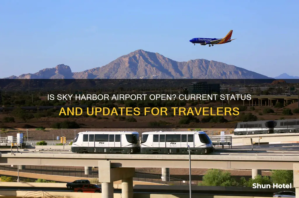 is sky harbor airport open