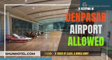 Denpasar Airport: Sleeping Allowed or Not?