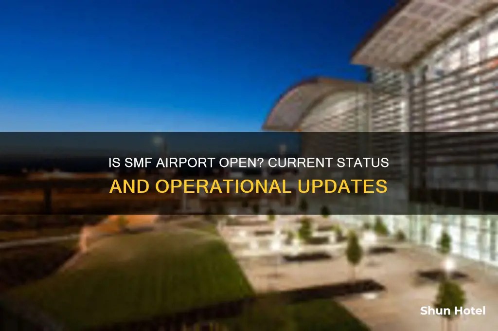 is smf airport open