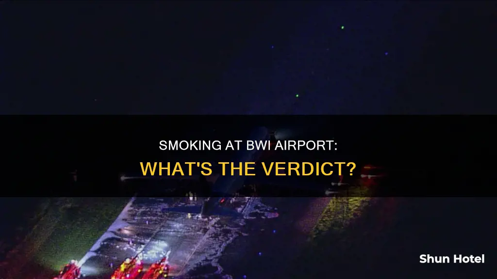 is smoking allowed at bwi airport